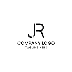 Initial Letter JR Logo Design Outstanding Creative Modern Symbol Sign