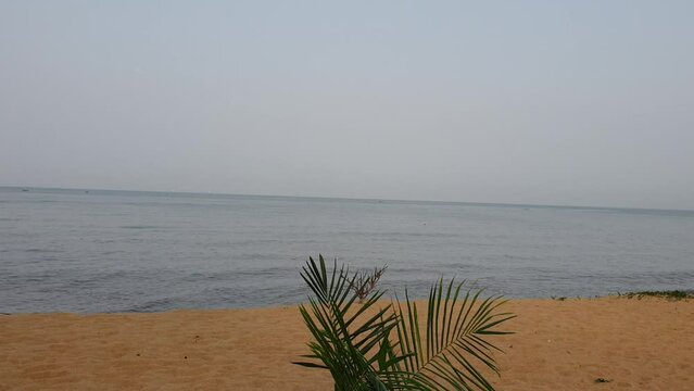 beach in the morning kribi Cameroon