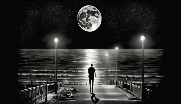 a walk in the moonlight 