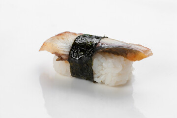 susi on a white background. traditional Japanese cuisine, Japanese sushi
