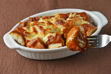 パングラタンを食べる