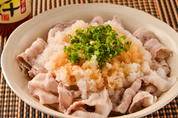 大根おろしたっぷりの豚しゃぶ