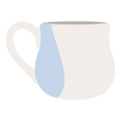 Isolated colored abstract coffee cup icon Vector