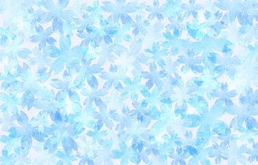 Blue flower background