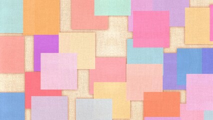 seamless pattern with colorful squares background