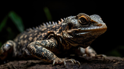 Obraz premium Immersive Wilderness Experience: Dive into the Depths of Pristine Nature as Majestic Wild Animals Emerge from the Shadows in 8K Ultra-High Definition Detail and Clarity