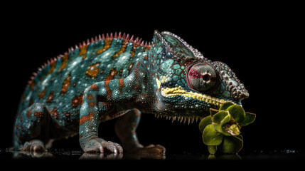 Obraz premium Immersive Wilderness Experience: Dive into the Depths of Pristine Nature as Majestic Wild Animals Emerge from the Shadows in 8K Ultra-High Definition Detail and Clarity