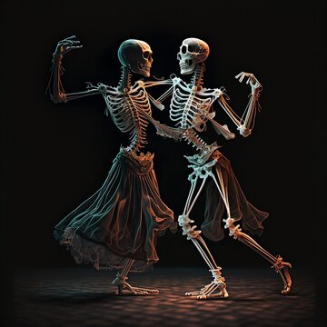 Skeletons Dancing