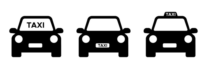  Taxi vector icons