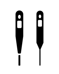 thermometer icons set