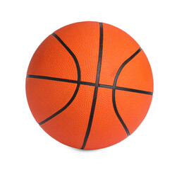 Obraz premium New orange basketball ball isolated on white
