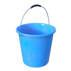 blue bucket
