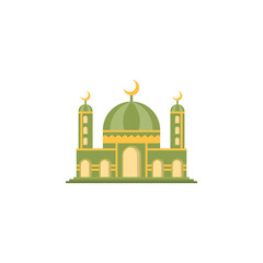 Mosque Islamic Icon Ilustration logo