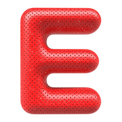 3d Red Letter E