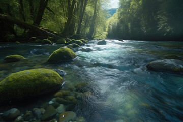 Beautiful River made with generative ai
