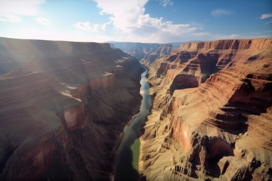Canyon made with generative ai