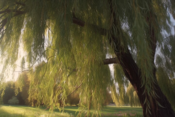 Weeping Willow made with generative ai