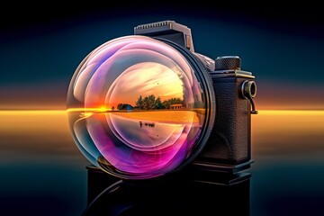 Experience the future of photography with AI Camera artwork. Vibrant, futuristic designs with advanced AI technology. Own a piece of the future today.