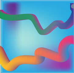 Seamless pattern with colorful waves abstract gradient background.For design background colorful.