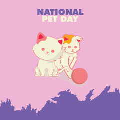 PET DAY DESIGN VECTOR CAMPAIGN