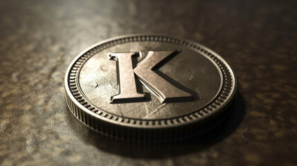 K-shaped coin