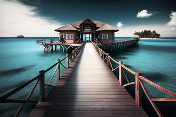 Fototapeta premium pier at the sea