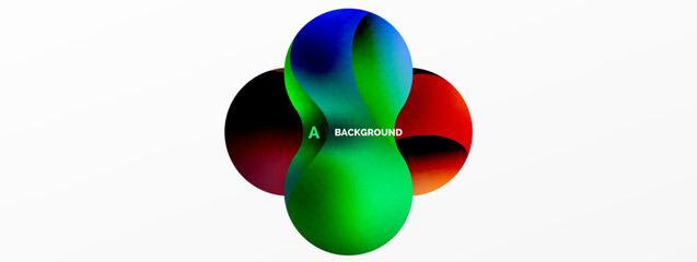 Circle geometric background. Abstract modern backdrop. Vector Illustration For Wallpaper, Banner, Background, Card, Book Illustration, landing page