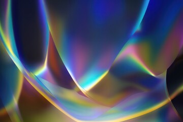 creative modern holographic abstract blue background, futuristic vibrant illustration