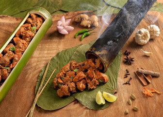 bamboo chicken  © Praveen Varma