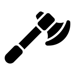axe glyph icon