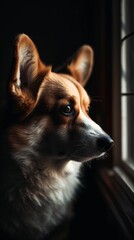 Obraz premium portrait of a corgi