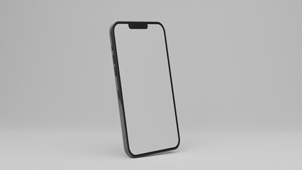 3D design a mobile phone for mockup or display