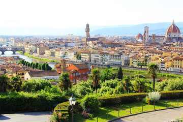 panorama view in Florence