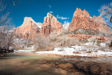 Zion National Park in Winter