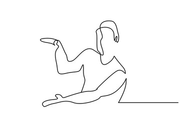 man worker size check showing line