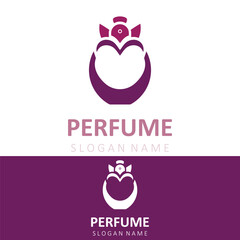 Abstract isolated luxury Perfume logo cosmetic for business
