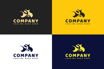 creative concept for company business logo design template