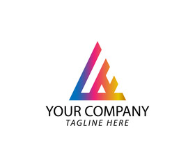 Obraz premium LH Abstract Company Logo design template 