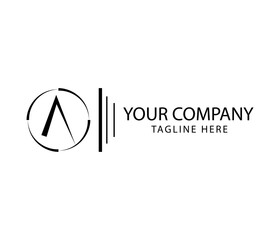 A Abstract Company Logo design template 
