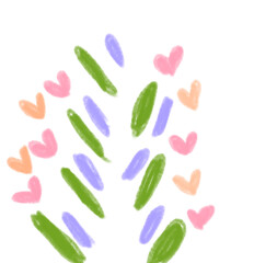 Colorful watercolor abstract texture art design 