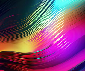 rainbow shiny background with multicolored texture. Generative AI illustration