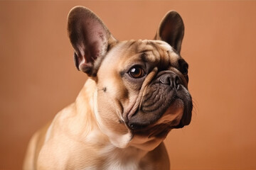 French bulldog. Generative AI