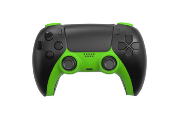 green and black video game controller