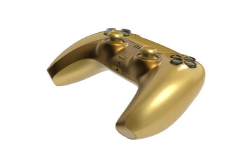 golden video game controller