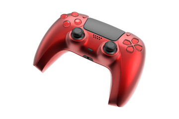 red video game controller