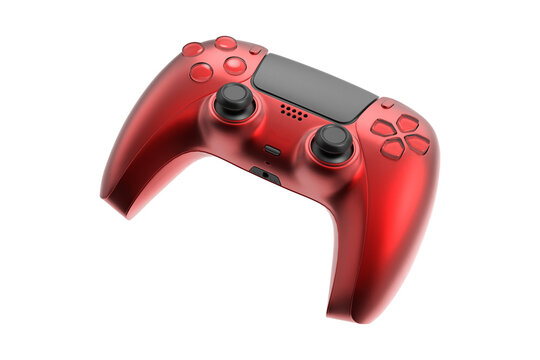 red video game controller