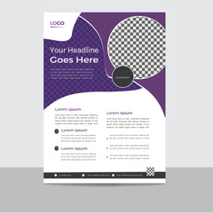 a modern creative advertisement business flyer design template for presentation.