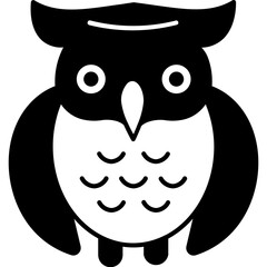 Evil owl Trendy Color Vector Icon which can easily modify or edit

