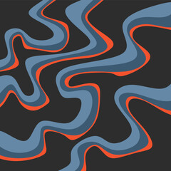 Abstract background with gradient wavy lines pattern