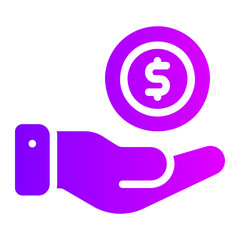 investment gradient icon